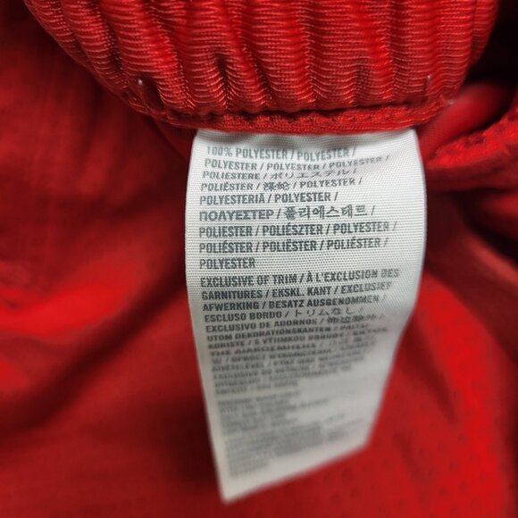 Abercrombie & Fitch Shorts Mens Medium Red Mesh Gym Athletic Basketball Y2K - Picture 9 of 10